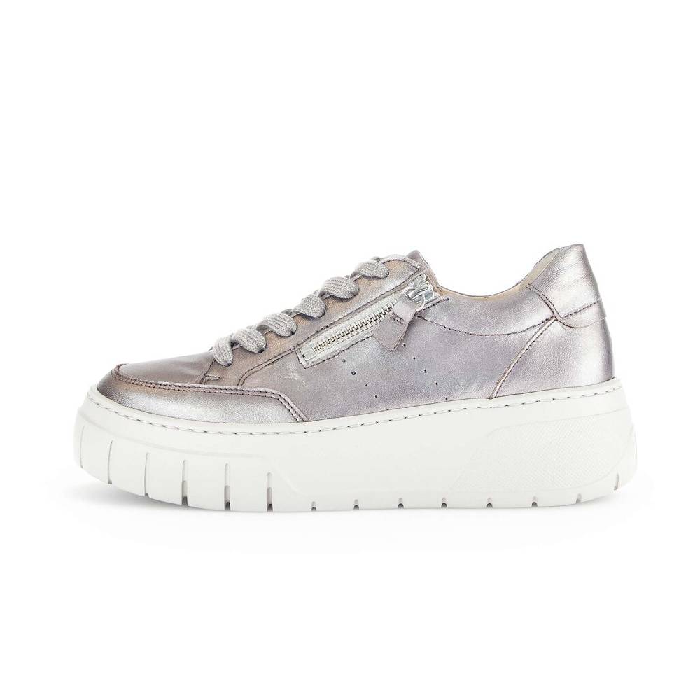 Pius Gabor Sneaker Low Silber