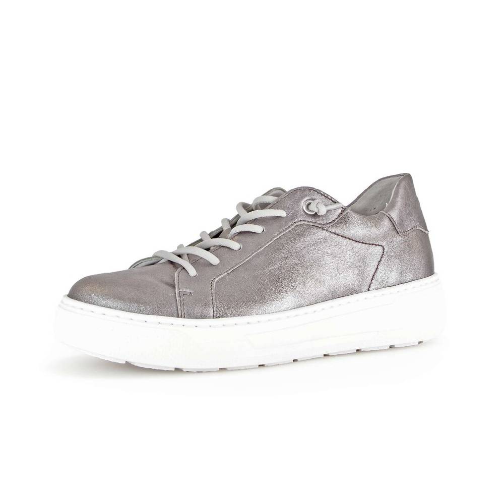 Pius Gabor Sneaker Low Silber