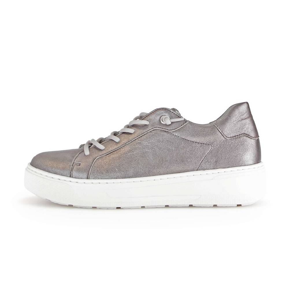 Pius Gabor Sneaker Low Silber
