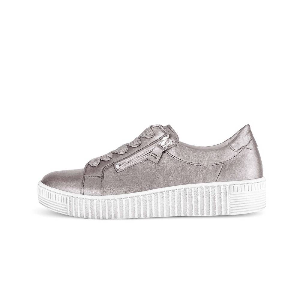 Pius Gabor Sneaker Low Silber
