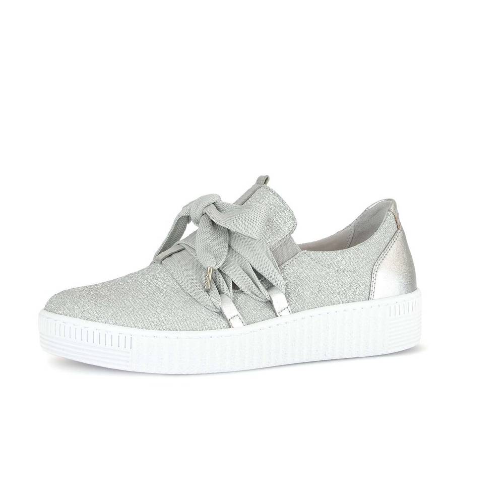Pius Gabor Sneaker Low Silber