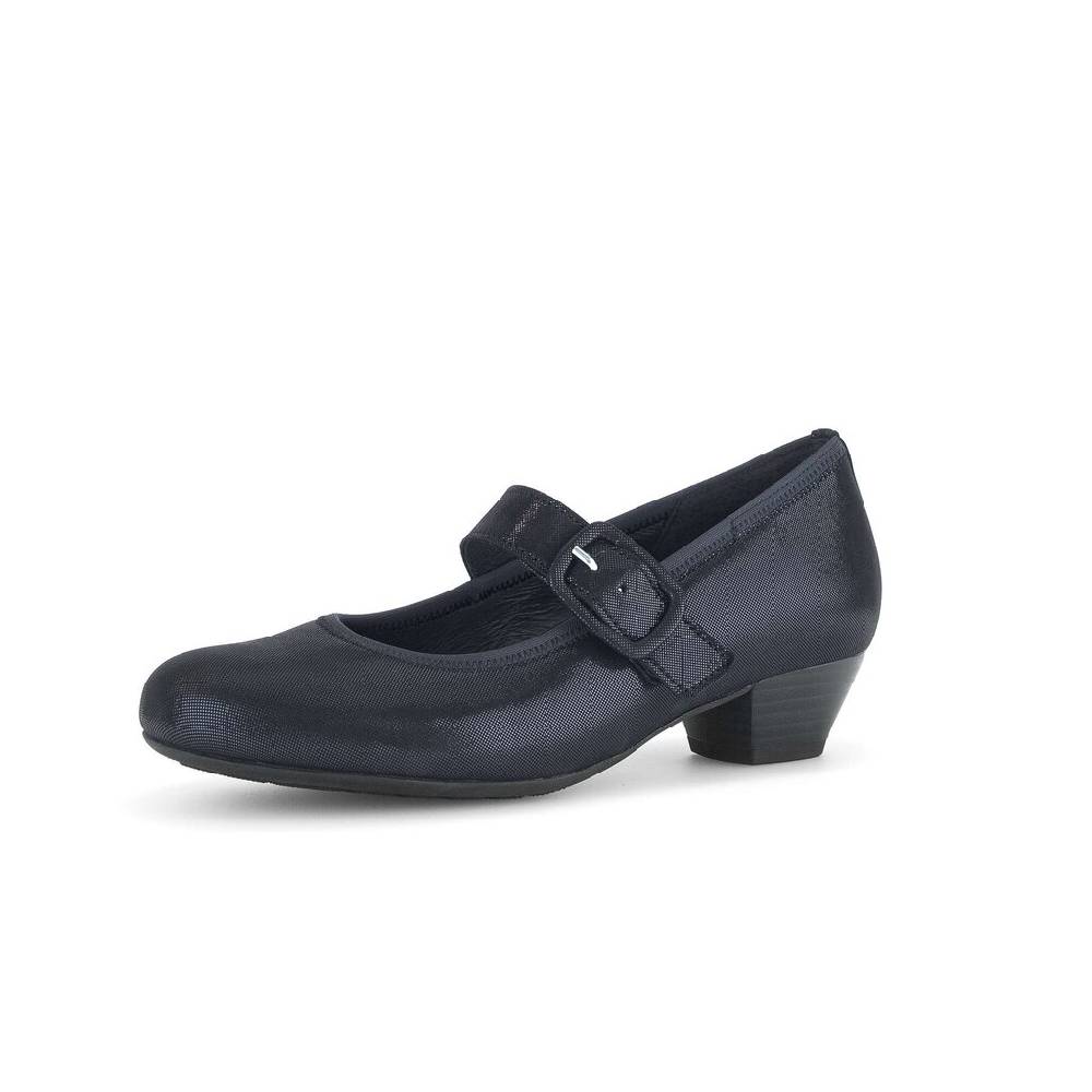 Pius Gabor Spangenpumps Blau