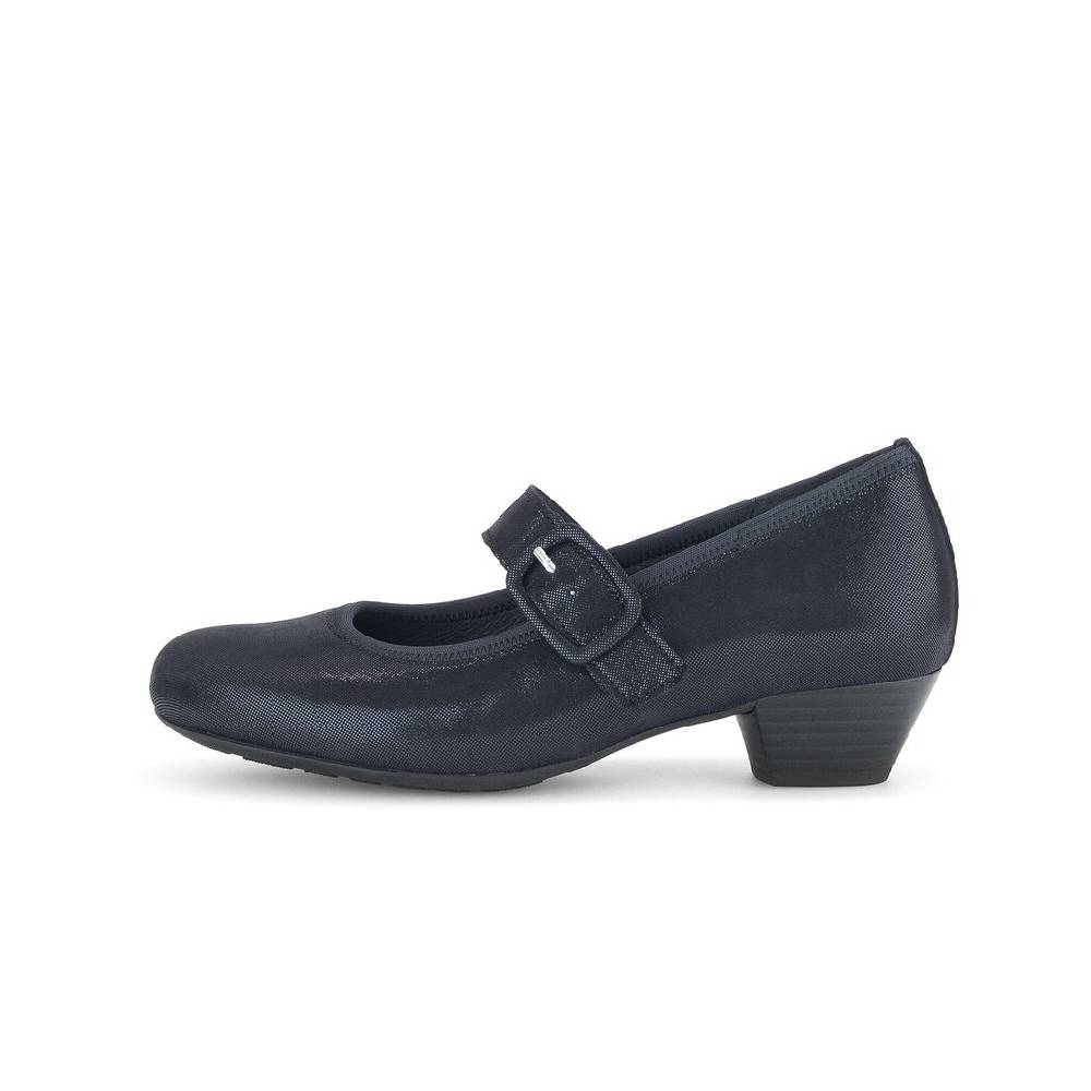 Pius Gabor Spangenpumps blau