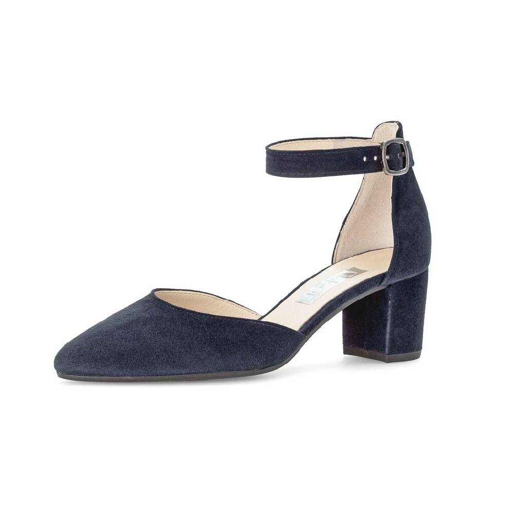 Pius Gabor Spangenpumps Blau