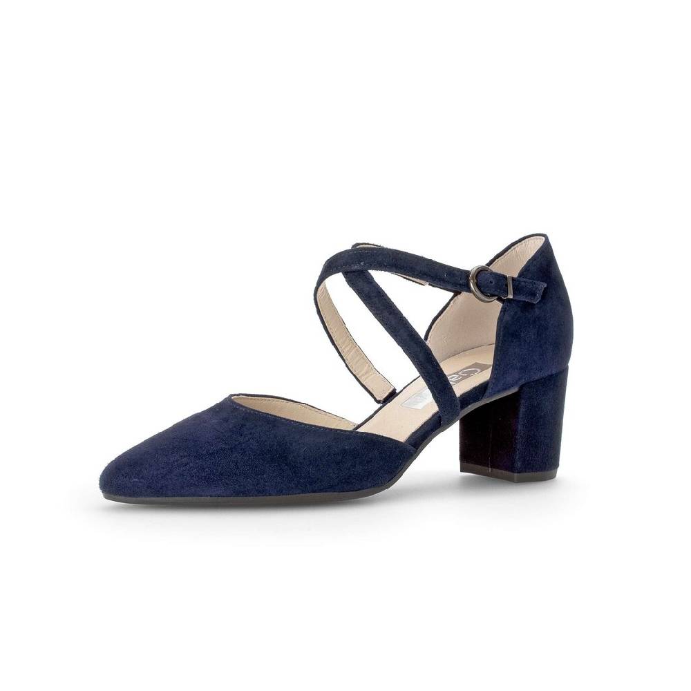 Pius Gabor Spangenpumps Blau