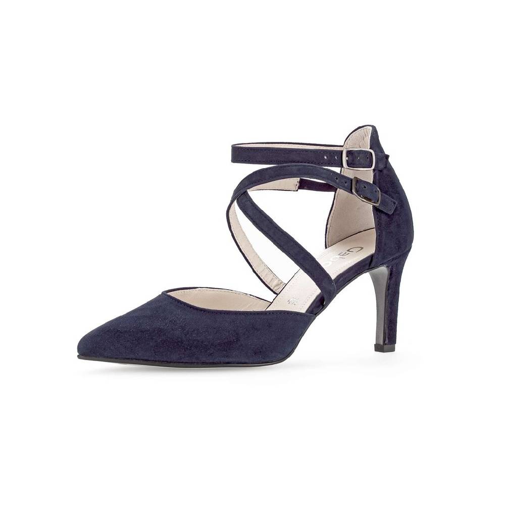 Pius Gabor Spangenpumps Blau