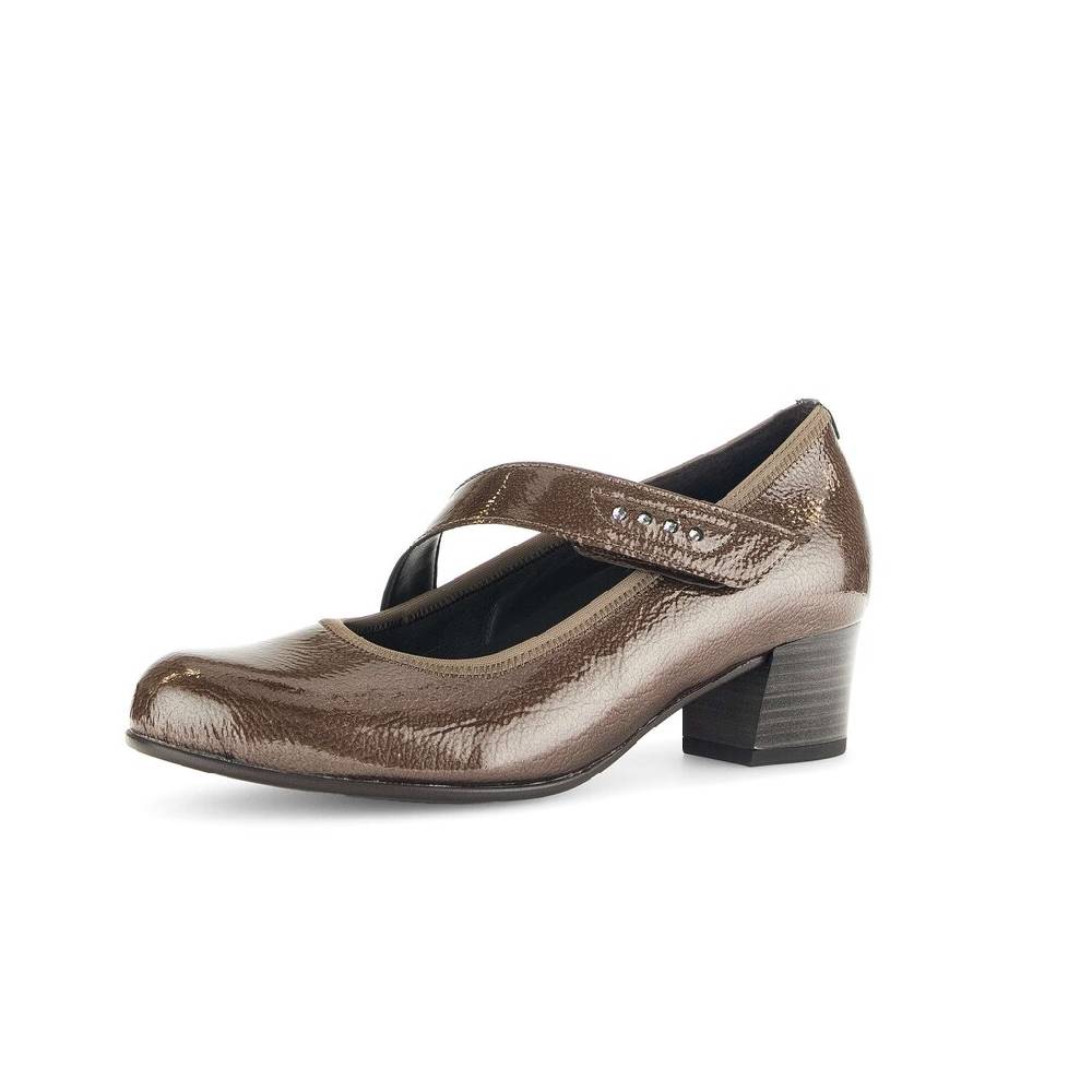 Pius Gabor Spangenpumps Braun