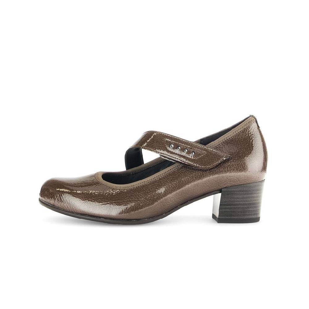 Pius Gabor Spangenpumps braun