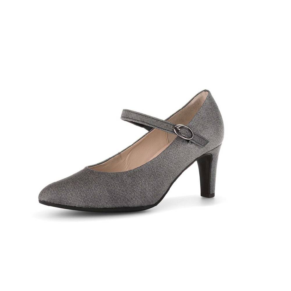 Pius Gabor Spangenpumps Grau