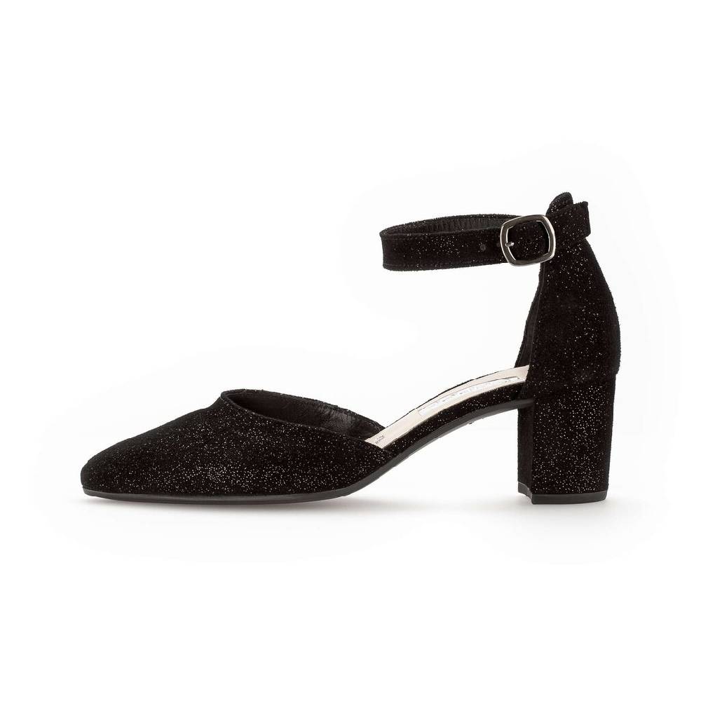 Pius Gabor Spangenpumps schwarz