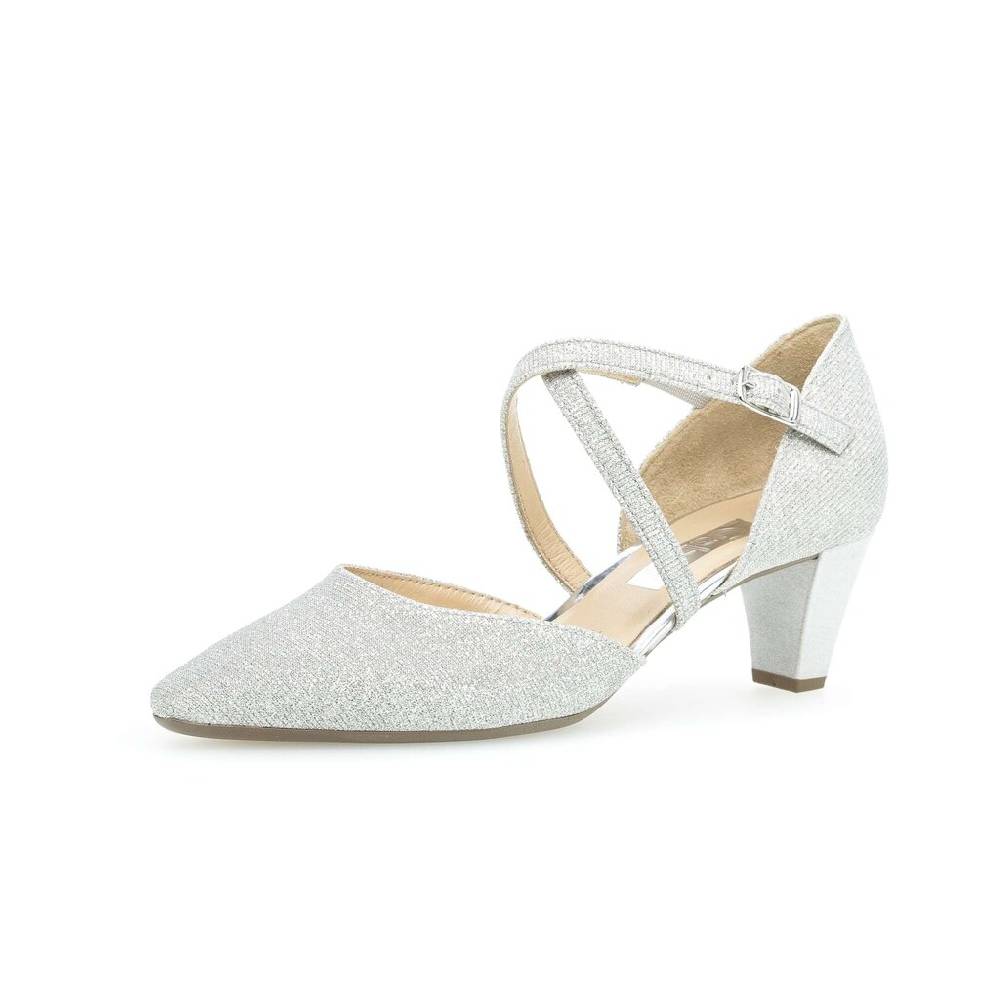 Pius Gabor Spangenpumps Silber