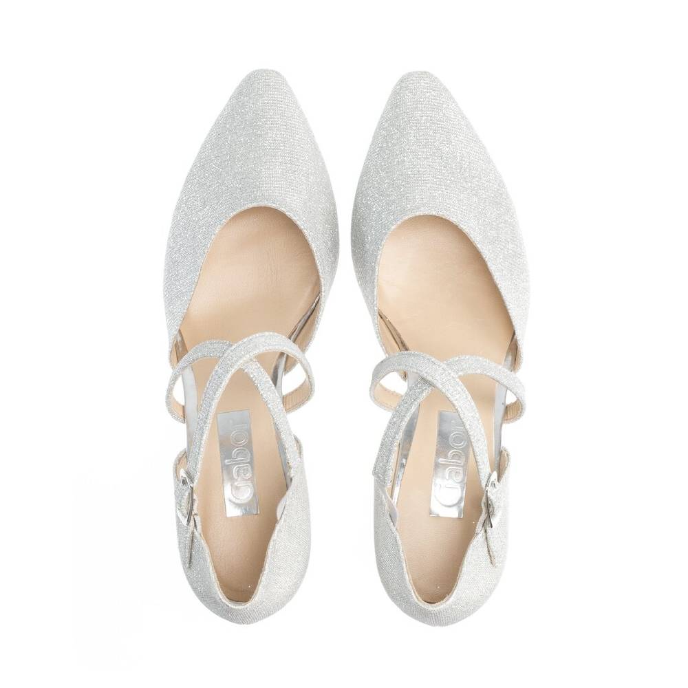 Pius Gabor Spangenpumps Silber