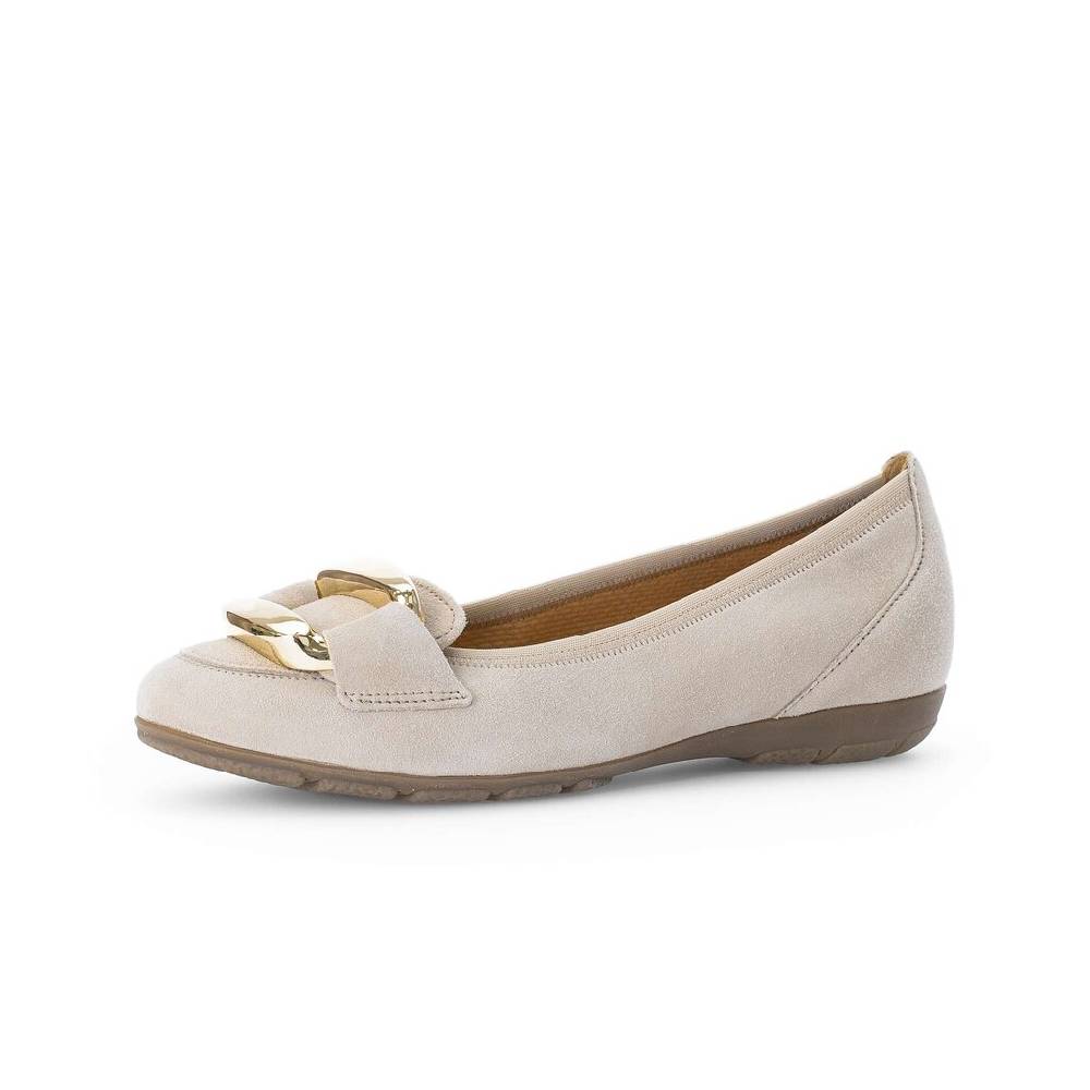 Pius Gabor Sportliche Ballerina Beige