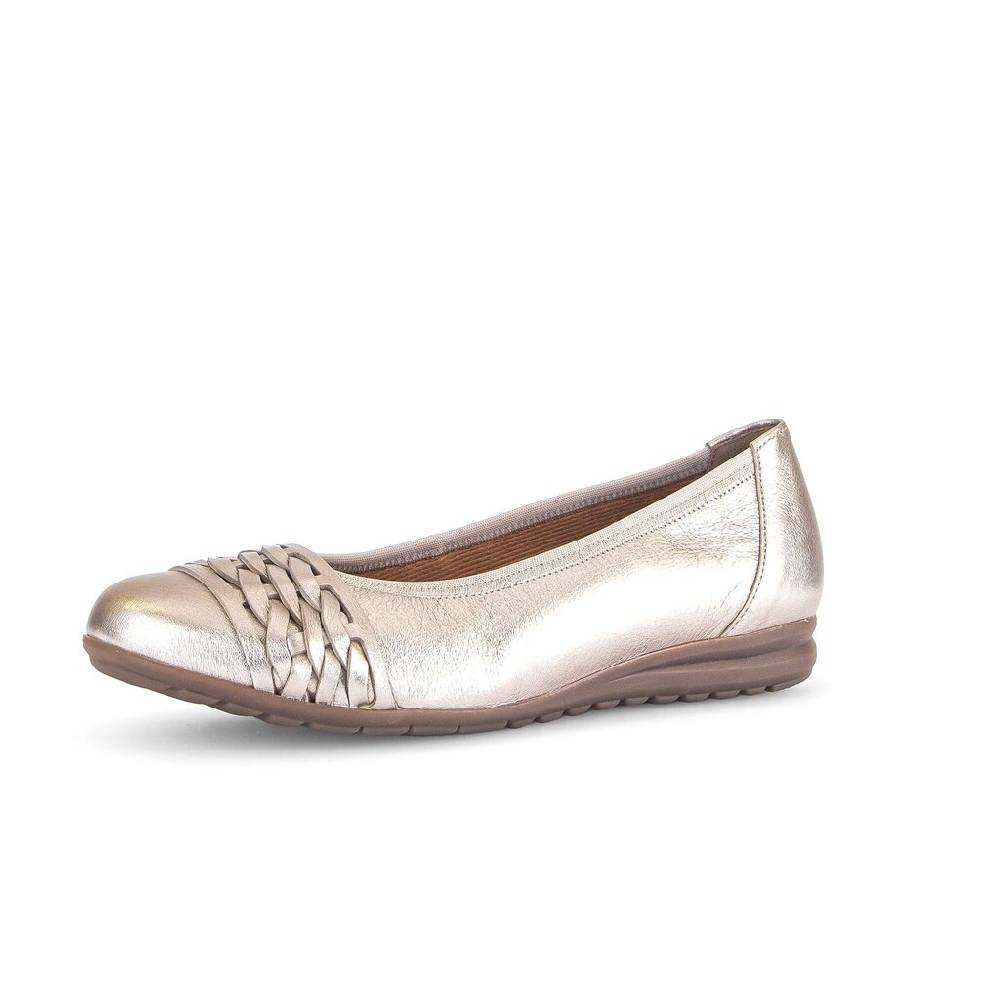 Pius Gabor Sportliche Ballerina Gold