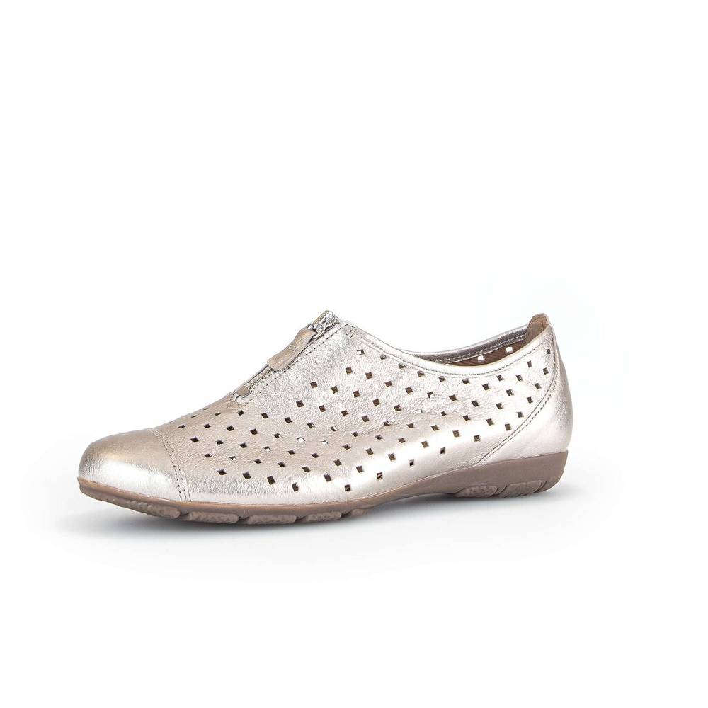 Pius Gabor Sportliche Ballerina Gold