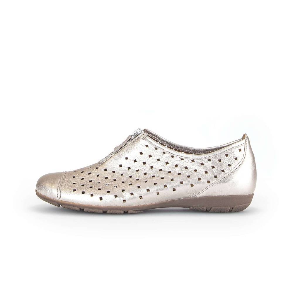 Pius Gabor Sportliche Ballerina gold