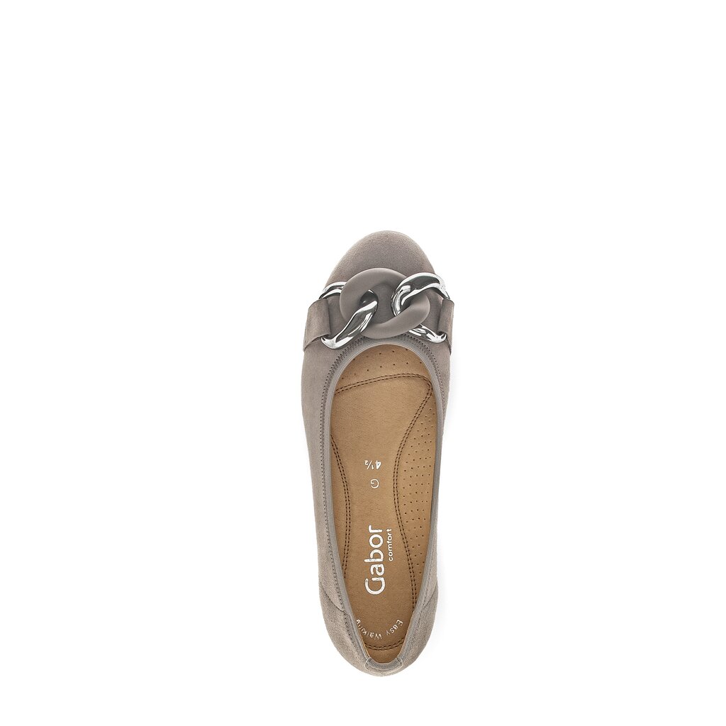 Pius Gabor Sportliche Ballerina Grau