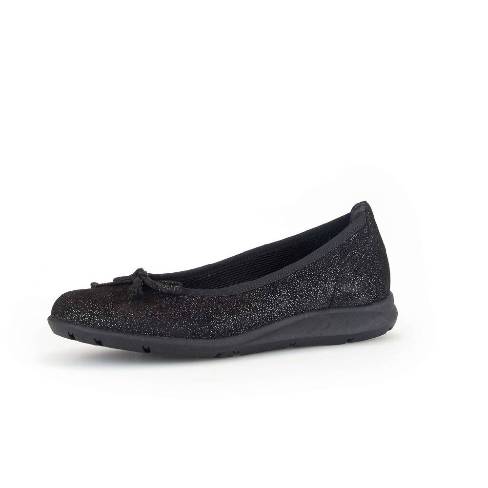 Pius Gabor Sportliche Ballerina Schwarz