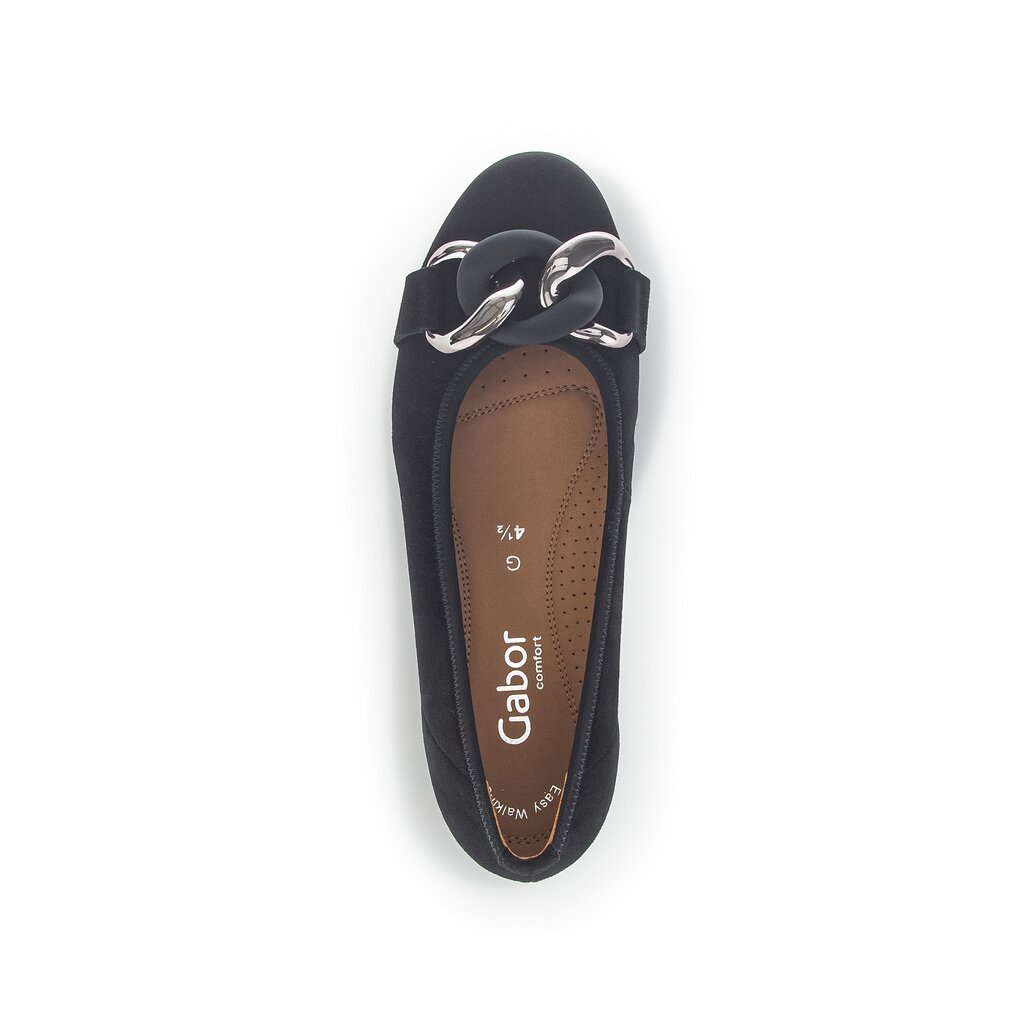 Pius Gabor Sportliche Ballerina Schwarz