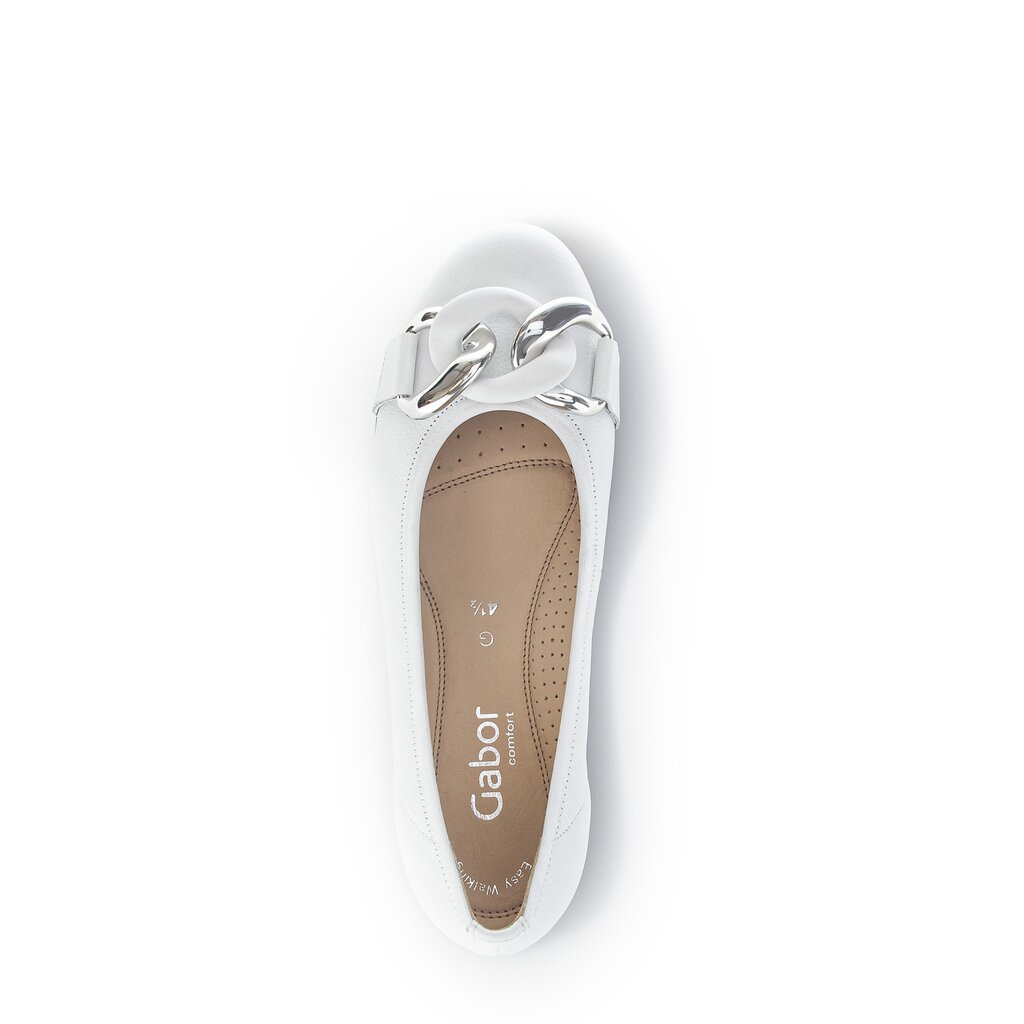 Pius Gabor Sportliche Ballerina Weiß