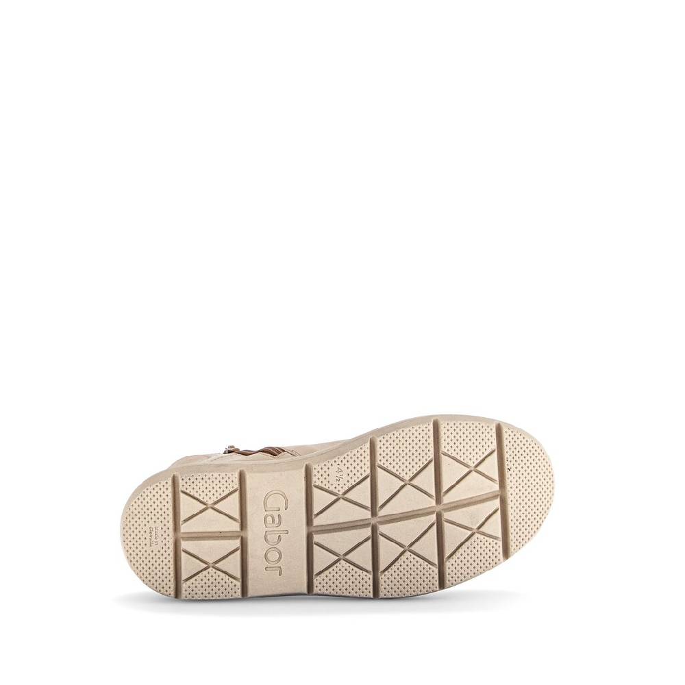 Pius Gabor Sportliche Stiefelette Beige