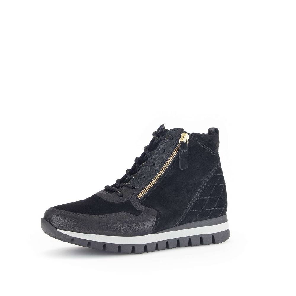 Pius Gabor Sportliche Stiefelette Schwarz