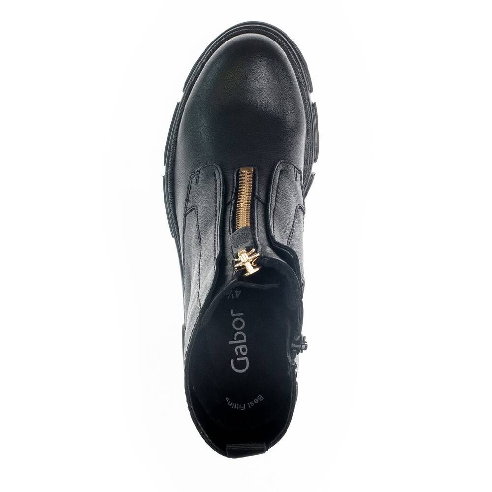 Pius Gabor Sportliche Stiefelette Schwarz