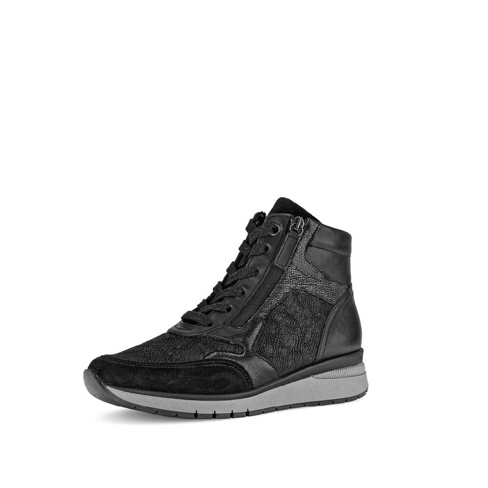 Pius Gabor Sportliche Stiefelette Schwarz