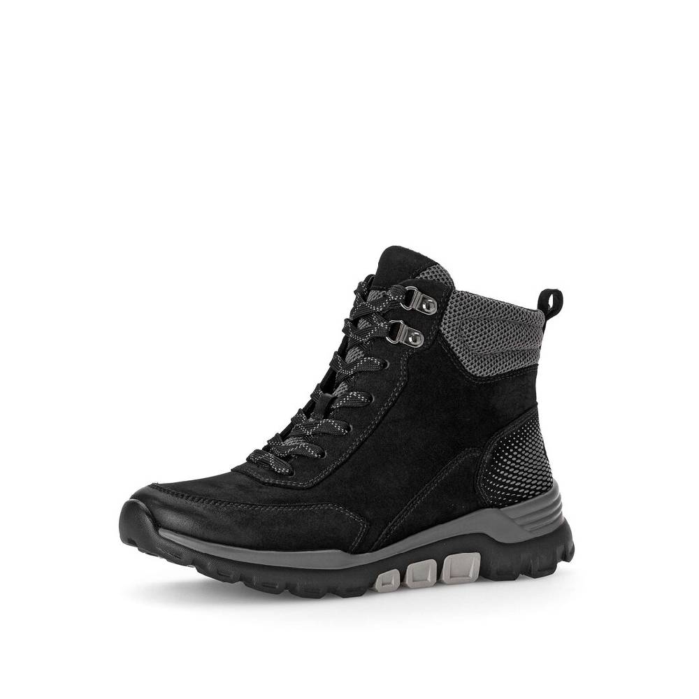 Pius Gabor Sportliche Stiefelette Schwarz