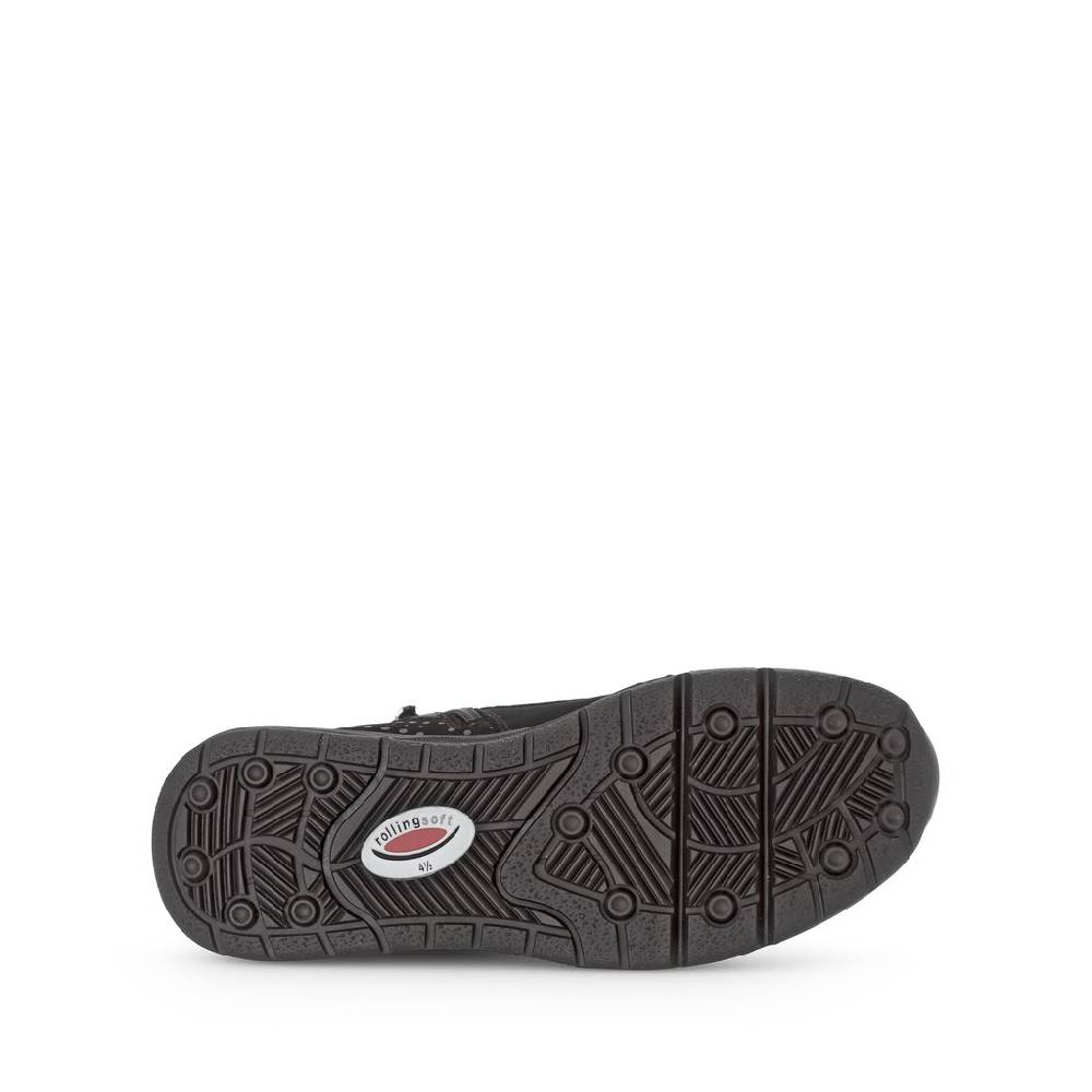 Pius Gabor Sportliche Stiefelette Schwarz