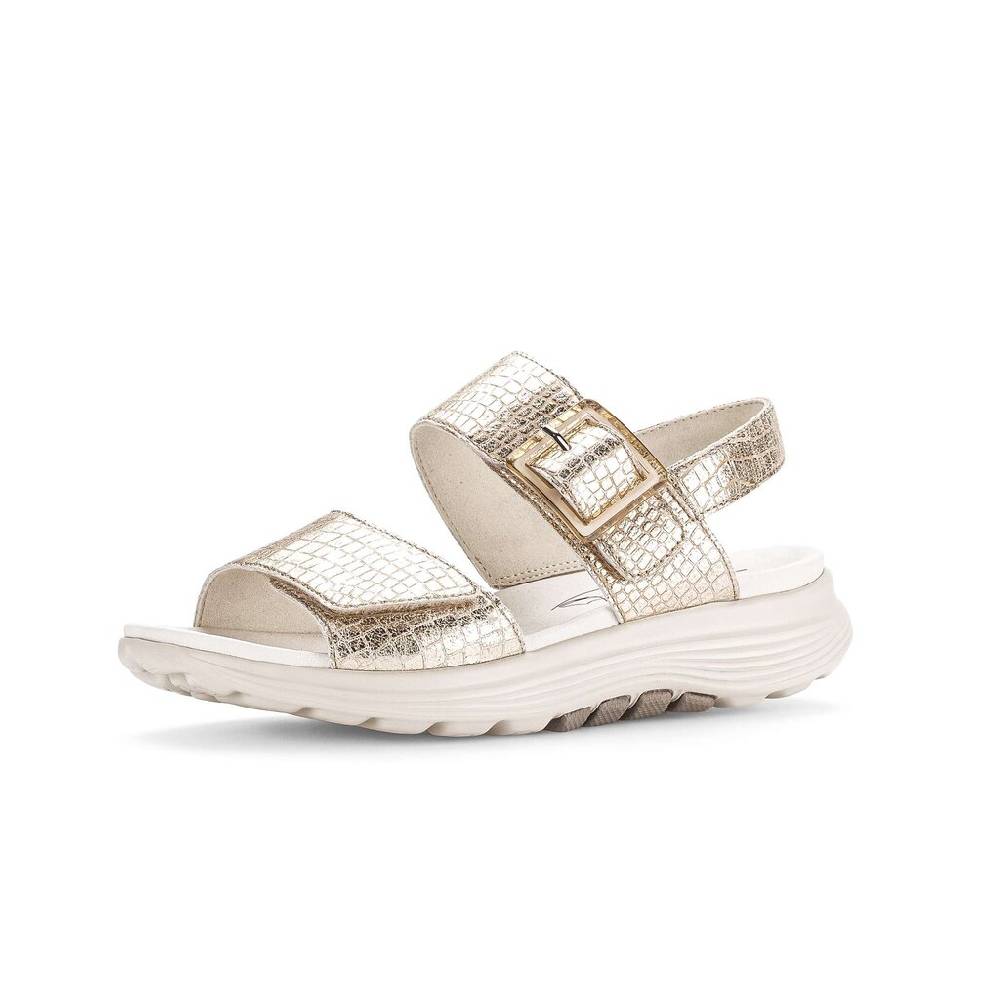 Pius Gabor Trekkingsandale Gold