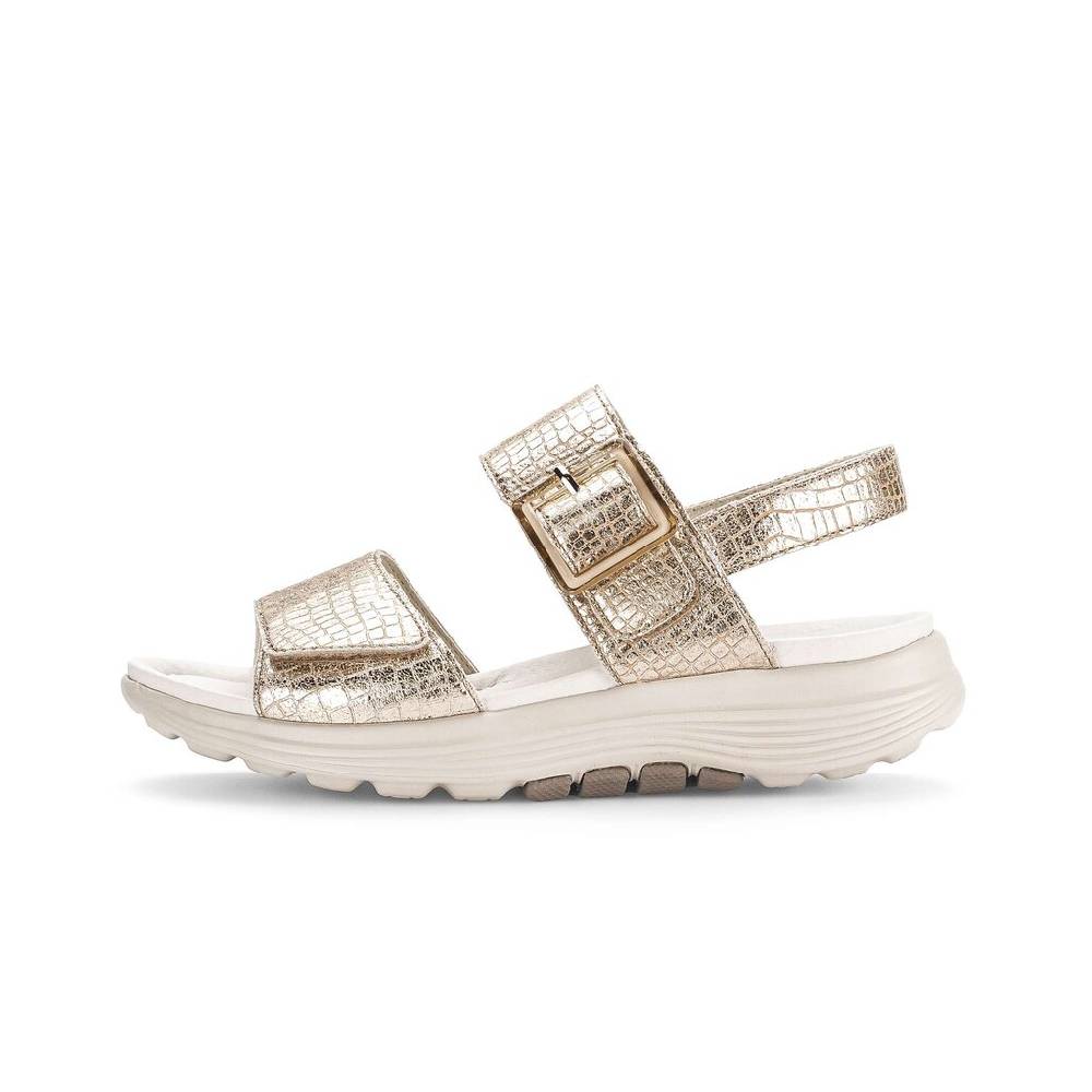 Pius Gabor Trekkingsandale gold