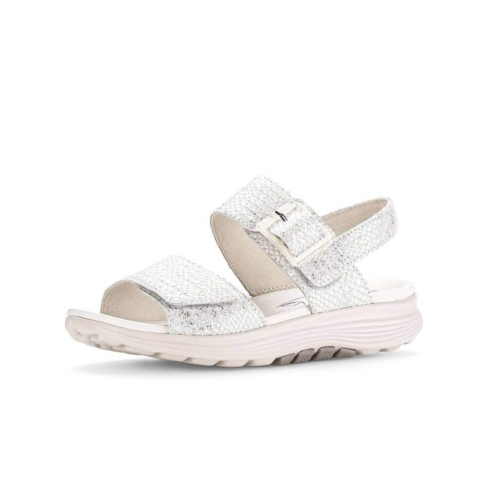 Pius Gabor Trekkingsandale Silber