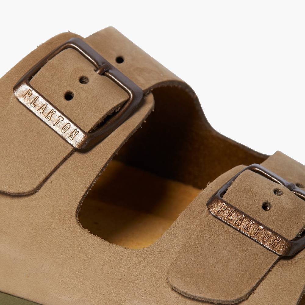 Plakton Formentera Beige-Khaki Nobuck