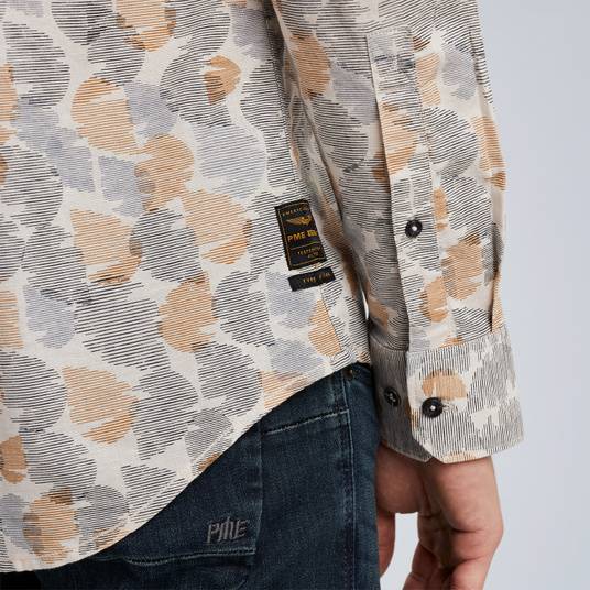 Pme Legend Hemd Aus Baumwolle/Leinen