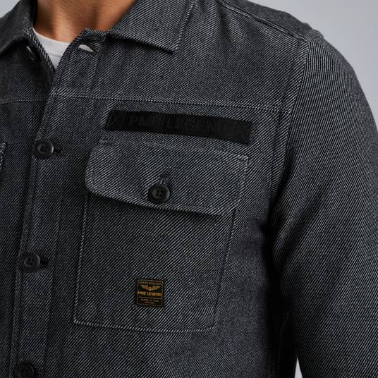 Pme Legend Hemdjacke Aus Flanell-Twill