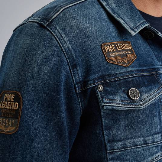 Pme Legend Jeansjacke Mit Komfort-Stretch