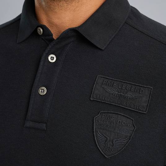 Pme Legend Poloshirt Mit Langen Ärmeln