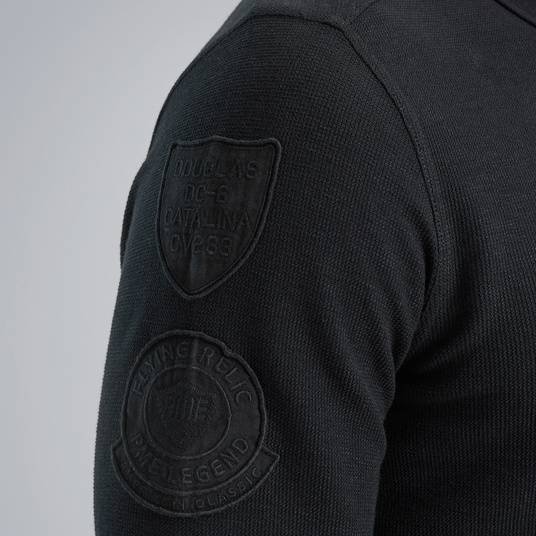 Pme Legend Poloshirt Mit Langen Ärmeln