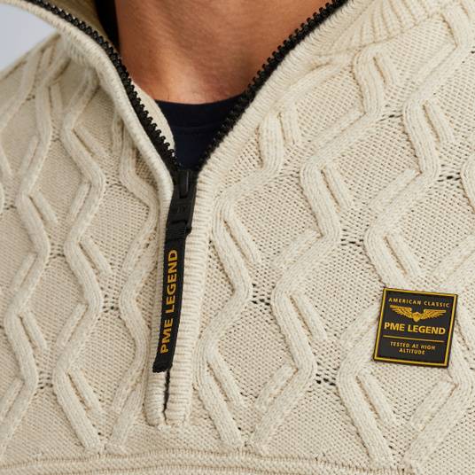 Pme Legend Pullover Mit Halbem Reißverschluss