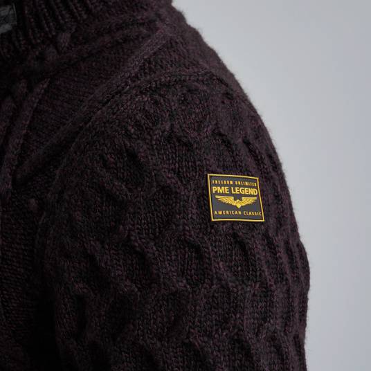 Pme Legend Strickjacke Aus Einer Wollmischung