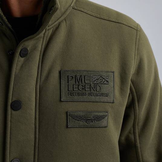 Pme Legend Strickjacke Aus Teddystoff