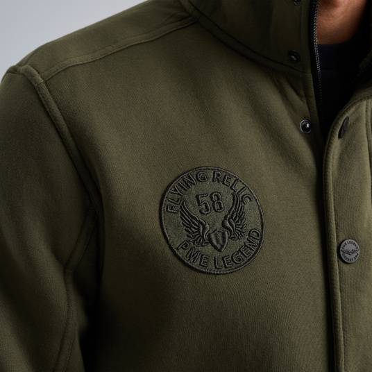 Pme Legend Strickjacke Aus Teddystoff