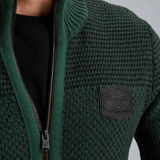 Pme Legend Strickjacke Mit Reißverschluss