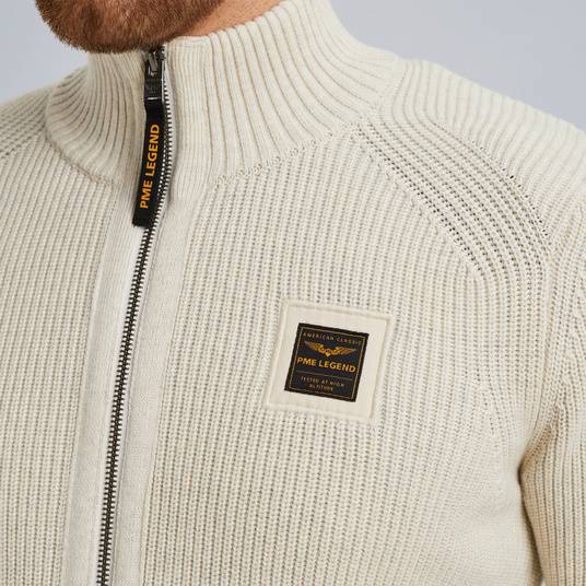 Pme Legend Strickjacke Mit Reißverschluss