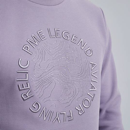 Pme Legend Sweatshirt Mit Waffelstruktur