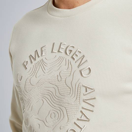 Pme Legend Sweatshirt Mit Waffelstruktur