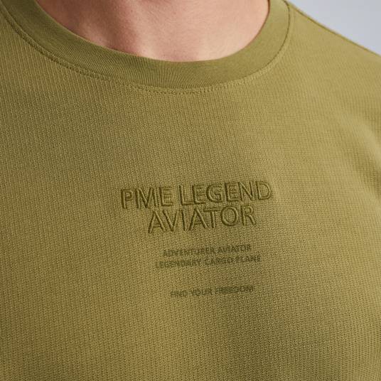 Pme Legend T-Shirt Mit Waffelstruktur
