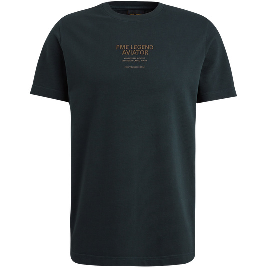 Pme Legend T-Shirt Mit Waffelstruktur