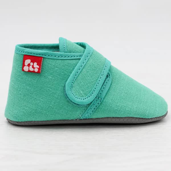 Pololo Barfuß Hausschuh Mit Klettverschluss – Hellgrün